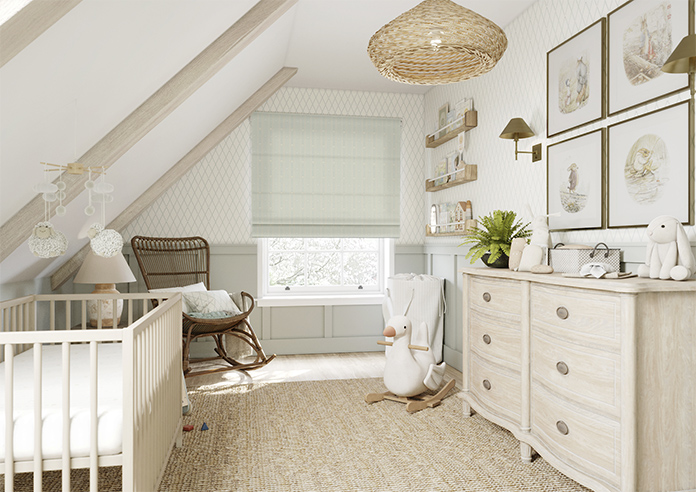 Puddle Down, Duck Stripe Egg - Twist&Fit Roman Blind - Image 6